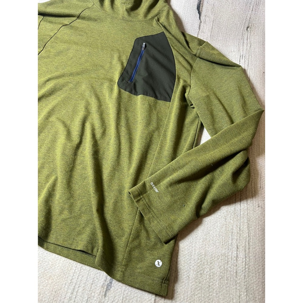 Xersion Hoodie‎ Mens XXL Olive Green Quick-Dri Athletic Gorpcore Minimalist - Picture 2 of 6